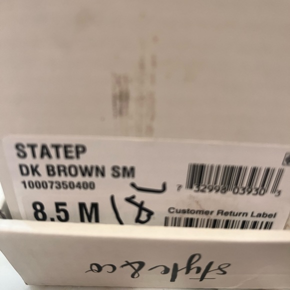 𝅺NEW! Style & Co. Womens State Faux Leather Ankle Booties, Dark Brown Size 8.5 - Picture 11 of 12